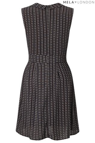 Mela Loves London Geometric Collar Dress